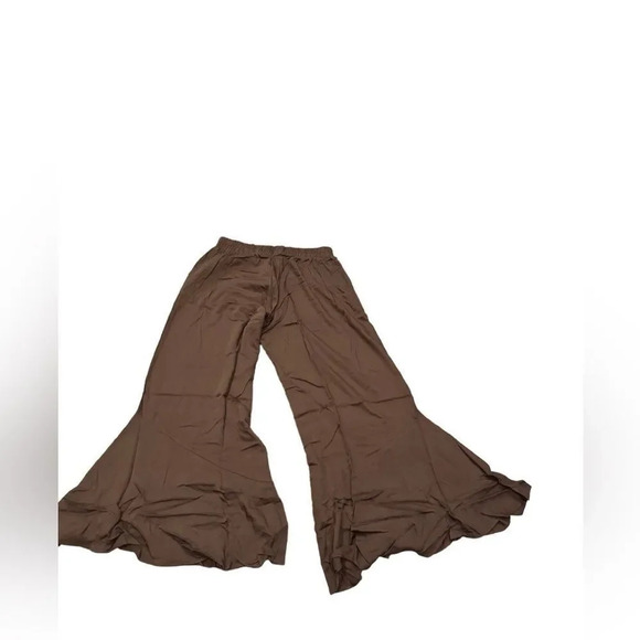 NWT Joyfolie Mia Joy Flare Leg Leanne Pant chocolate brown MSRP $98 - Picture 2 of 3